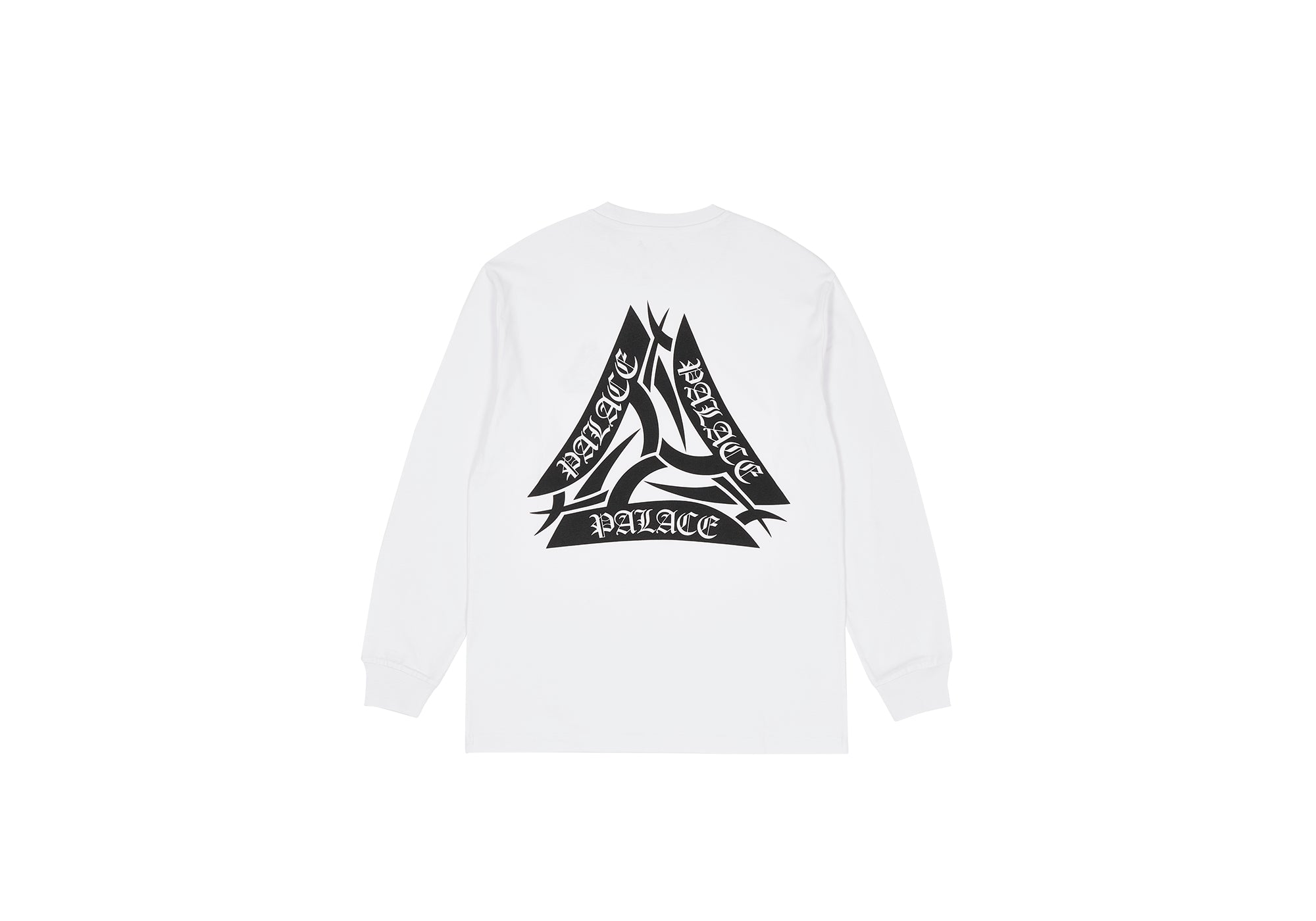 TRIBAL TRI LONGSLEEVE WHITE | PALACE SKATEBOARDS