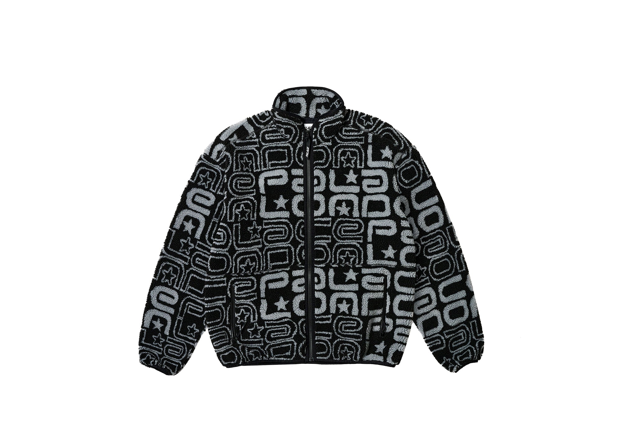 Palace Jacquard Fleece Hooded Jacket