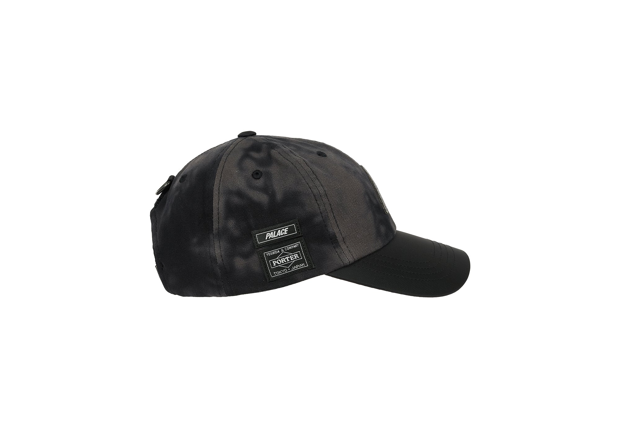 世界の PALACE PALACE PORTER P Black 6-Panel Wave Black P Wave 6