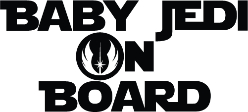 baby on board sticker star wars