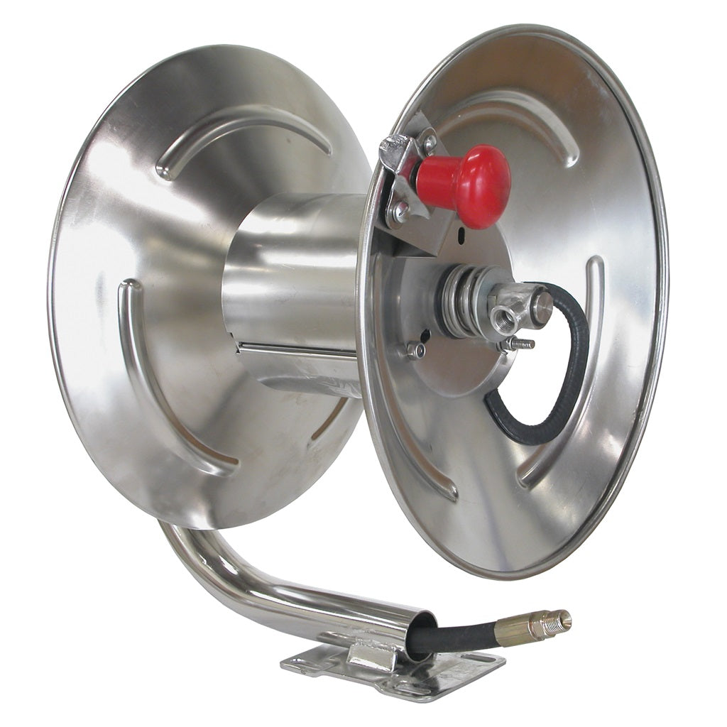 Dynablast 100 / 150 Foot High Pressure Stainless Steel Hose Reel