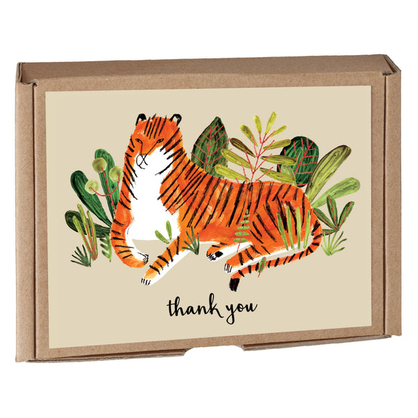 Big Cats Thank You Notecard Box - Paper Tiger