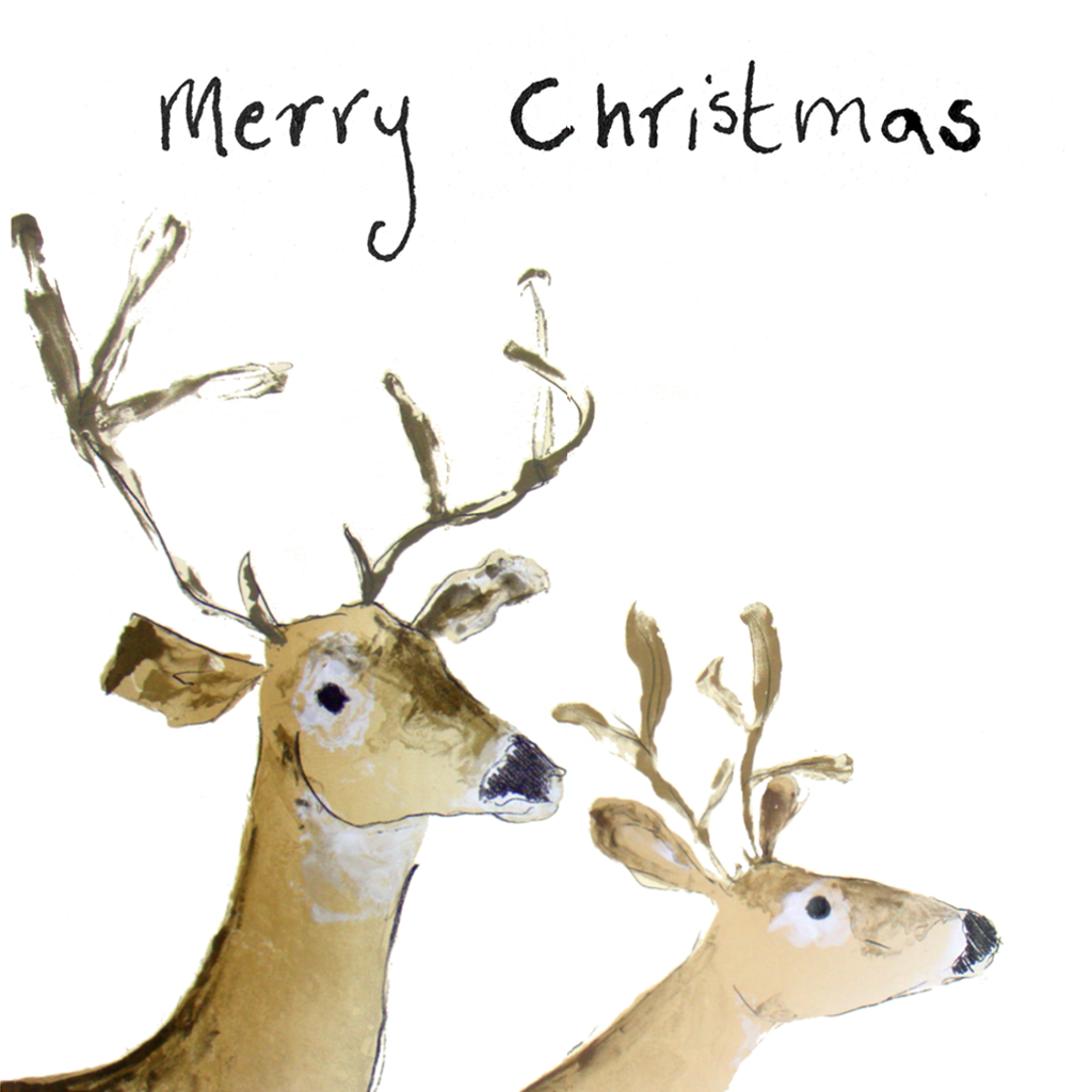 Merry Christmas Deer Christmas Card by Catherine Rayner | Paper Tiger