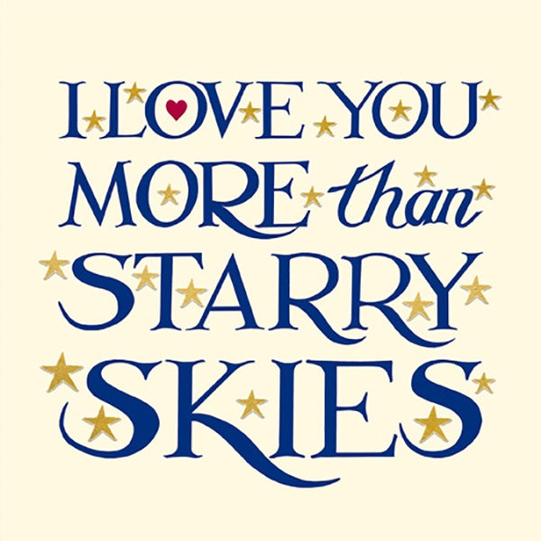 I Love You More Than Starry Skies Card Paper Tiger