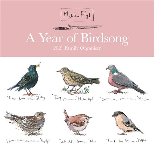 A Year Of Birdsong Family Wall Calendar 2021 | Paper Tiger