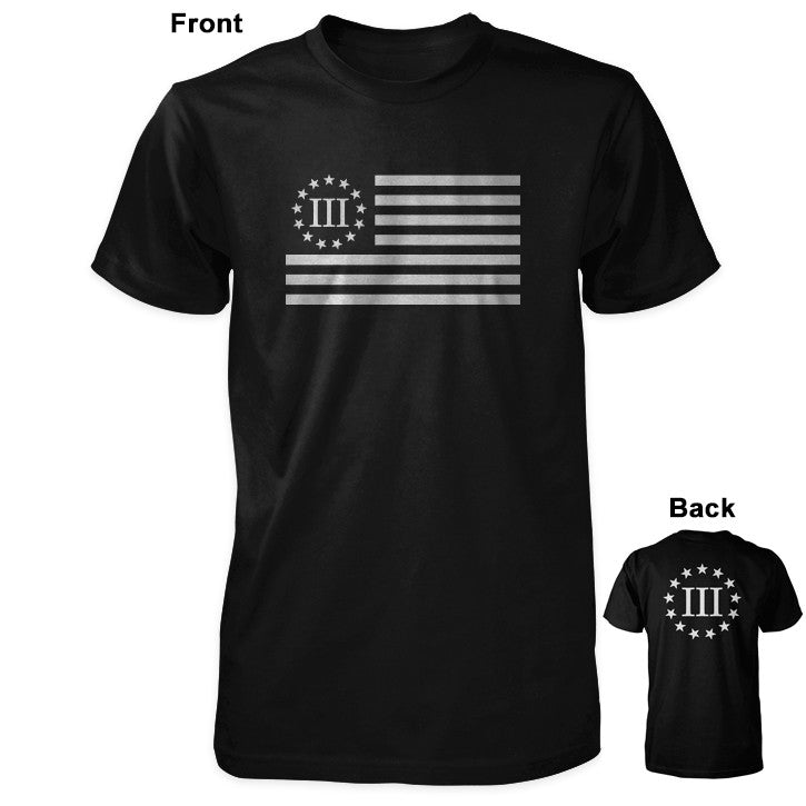 Three Percenter Shirt - III Percenter Flag | III & 13 Stars