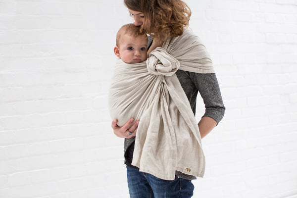 Best luxury linen sling carrier baby wrap