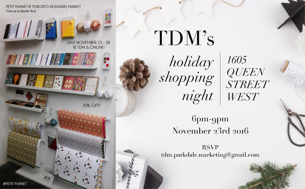 It's sale time again! TDM Shopping Night & Black Friday/Cyber Monday sale!