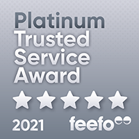 Feefo Platinum Trusted Award 2021