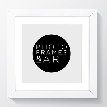 8x8 Picture Frame Black Wood 8x8 Frame 8x8 Frame Square - White