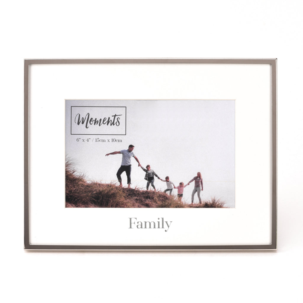 12 Pack: Silver Family Sentiment 4 x 6 Frame, Expressions™ by