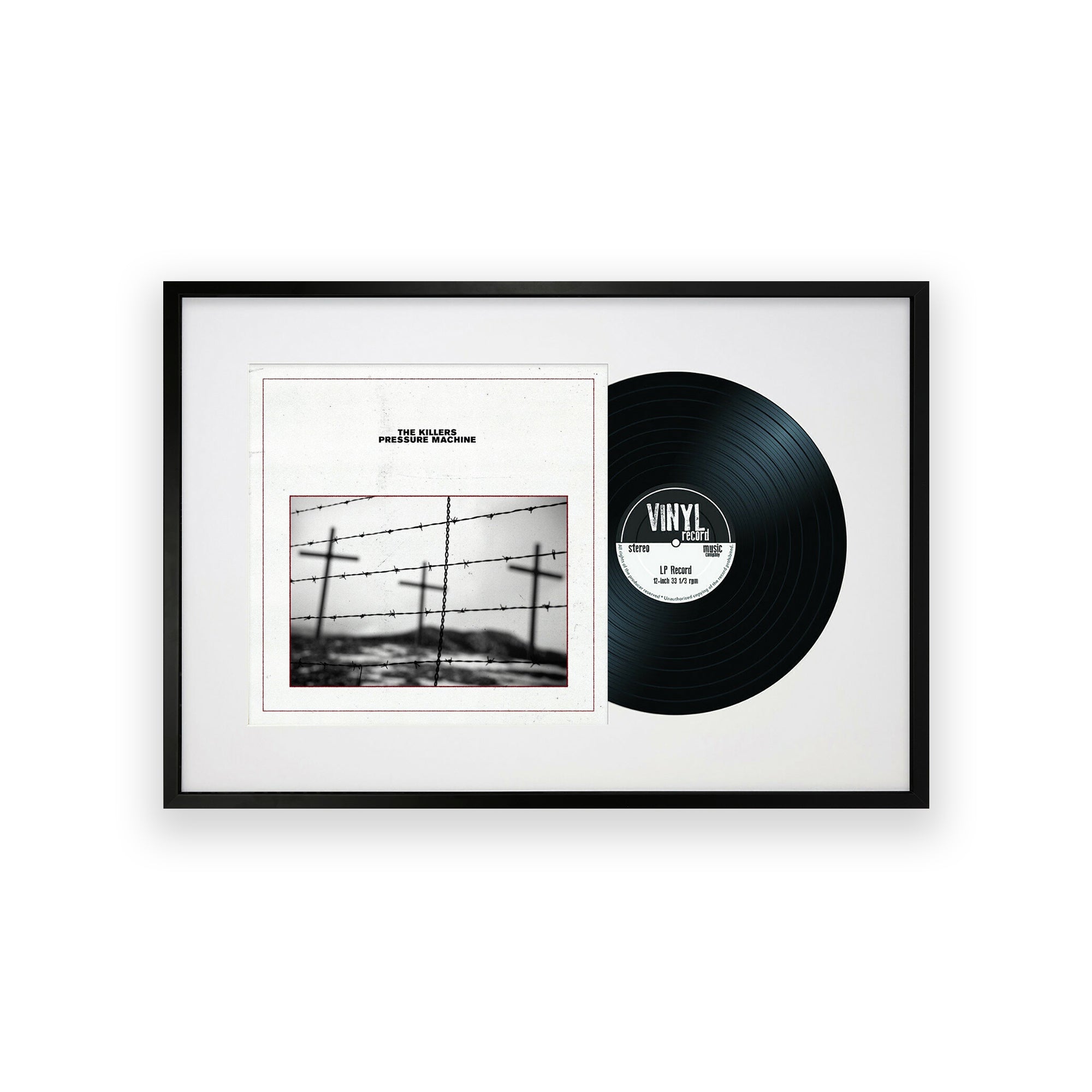 Frame for LP sleeves - LP frames, black and white