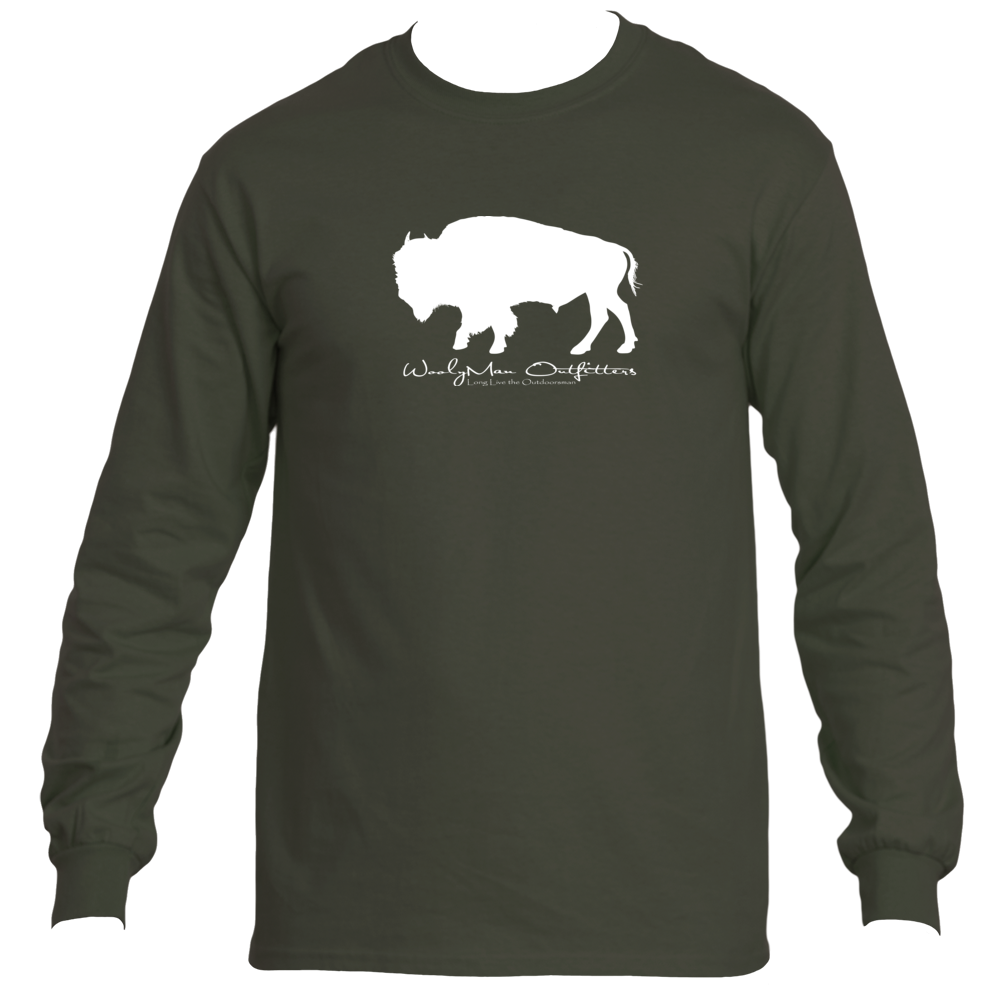Buffalo Long Sleeve Tee – WoolyMan Clothing