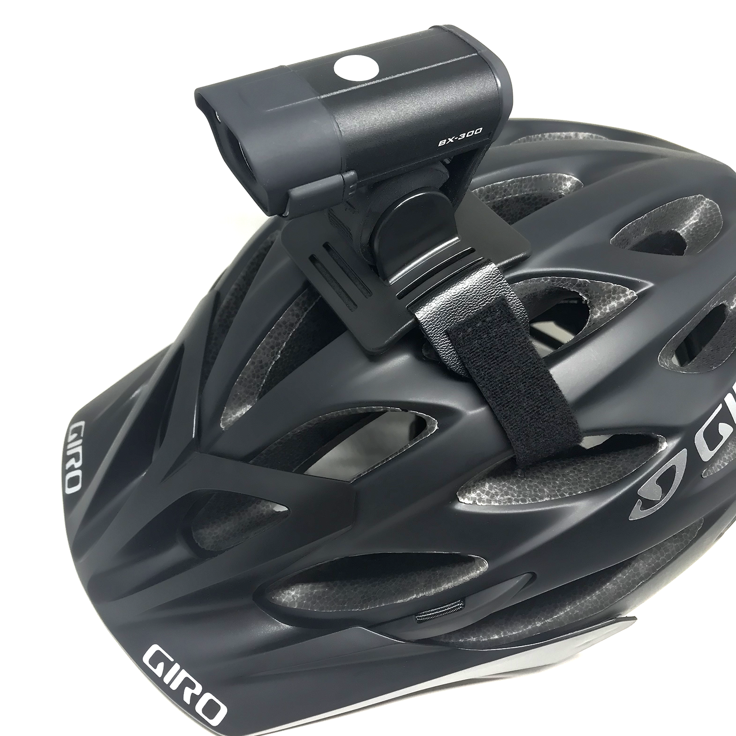 mtb helmet with light mount