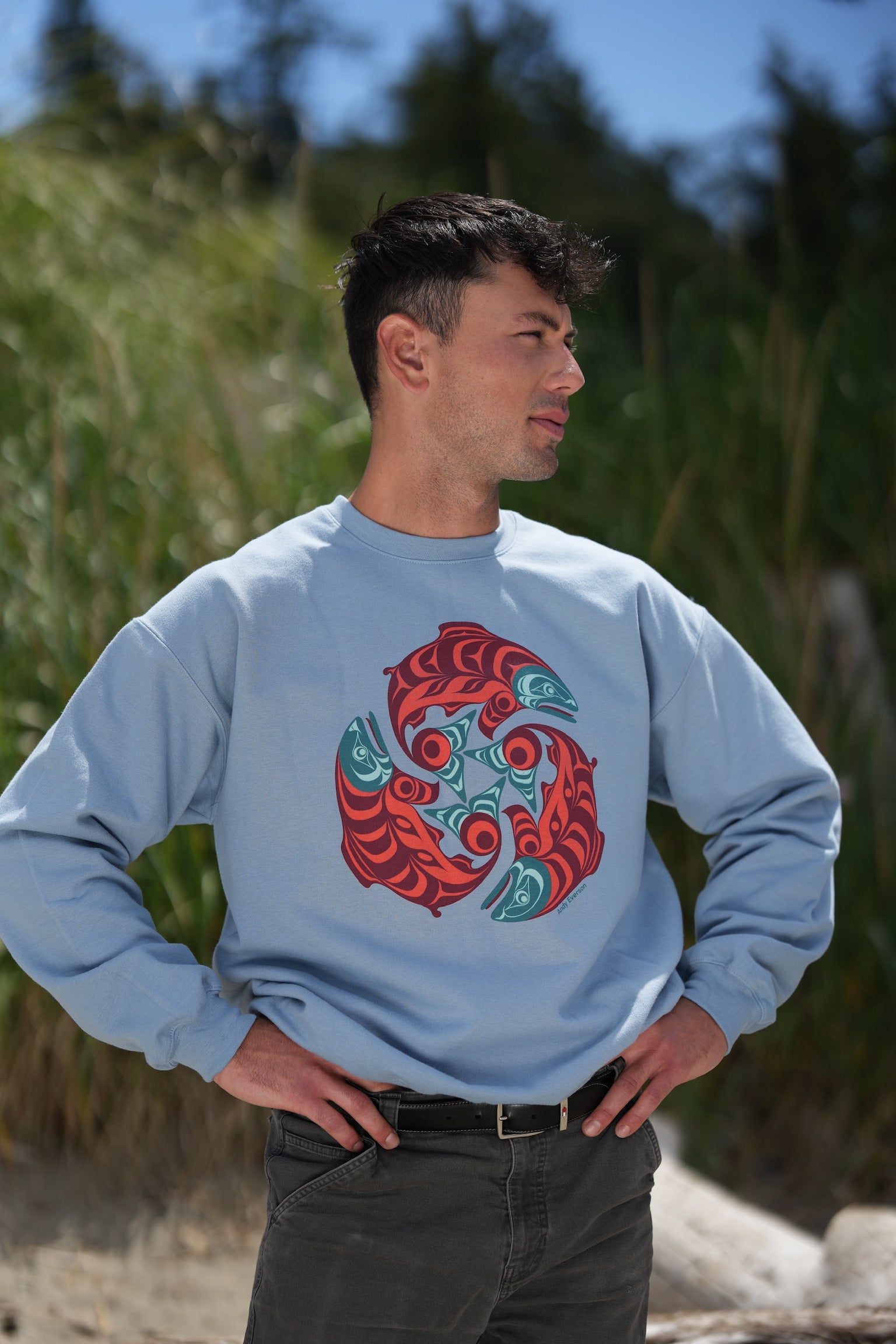Unisex T-Shirt Northern Warrior  Indigenous Clothing – Totem