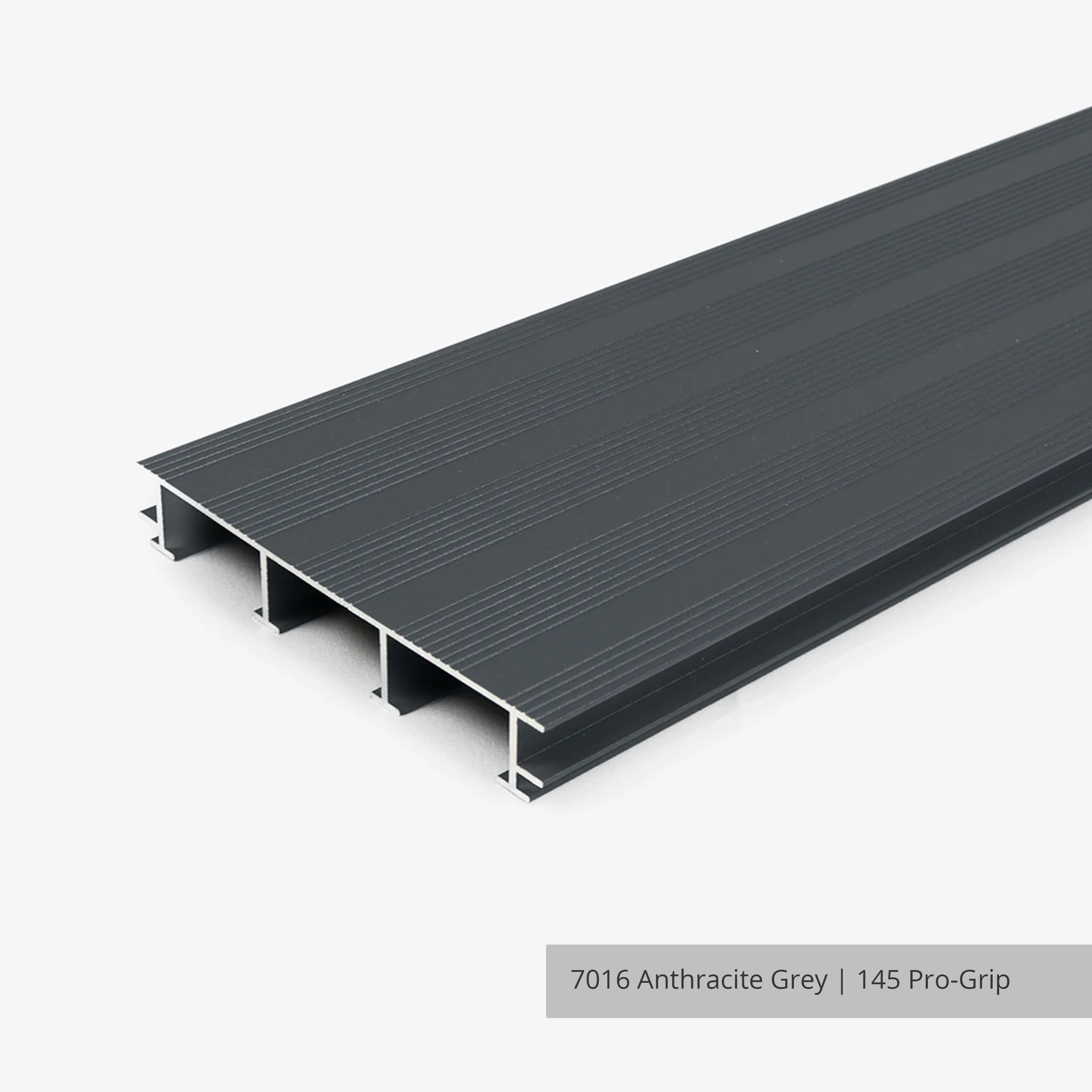 145 Pro-Grip Aluminium Decking , Sample Pack - Dusty Grey