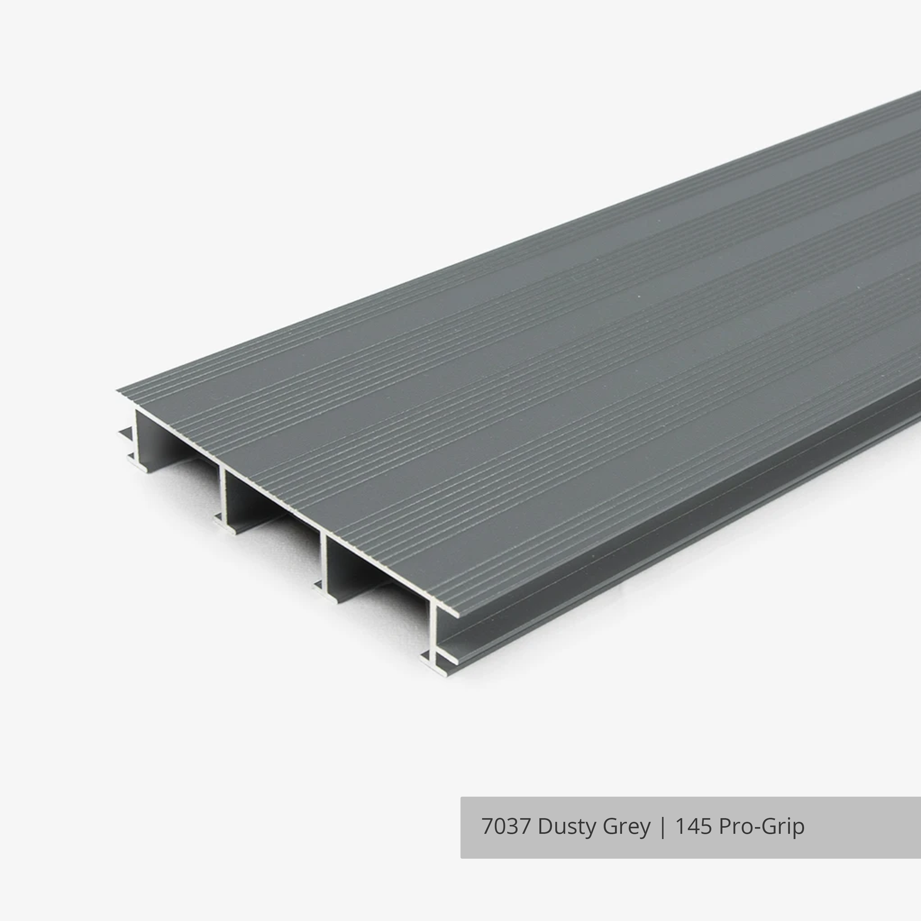 145 Pro-Grip Aluminium Decking , Sample Pack - Grey Brown
