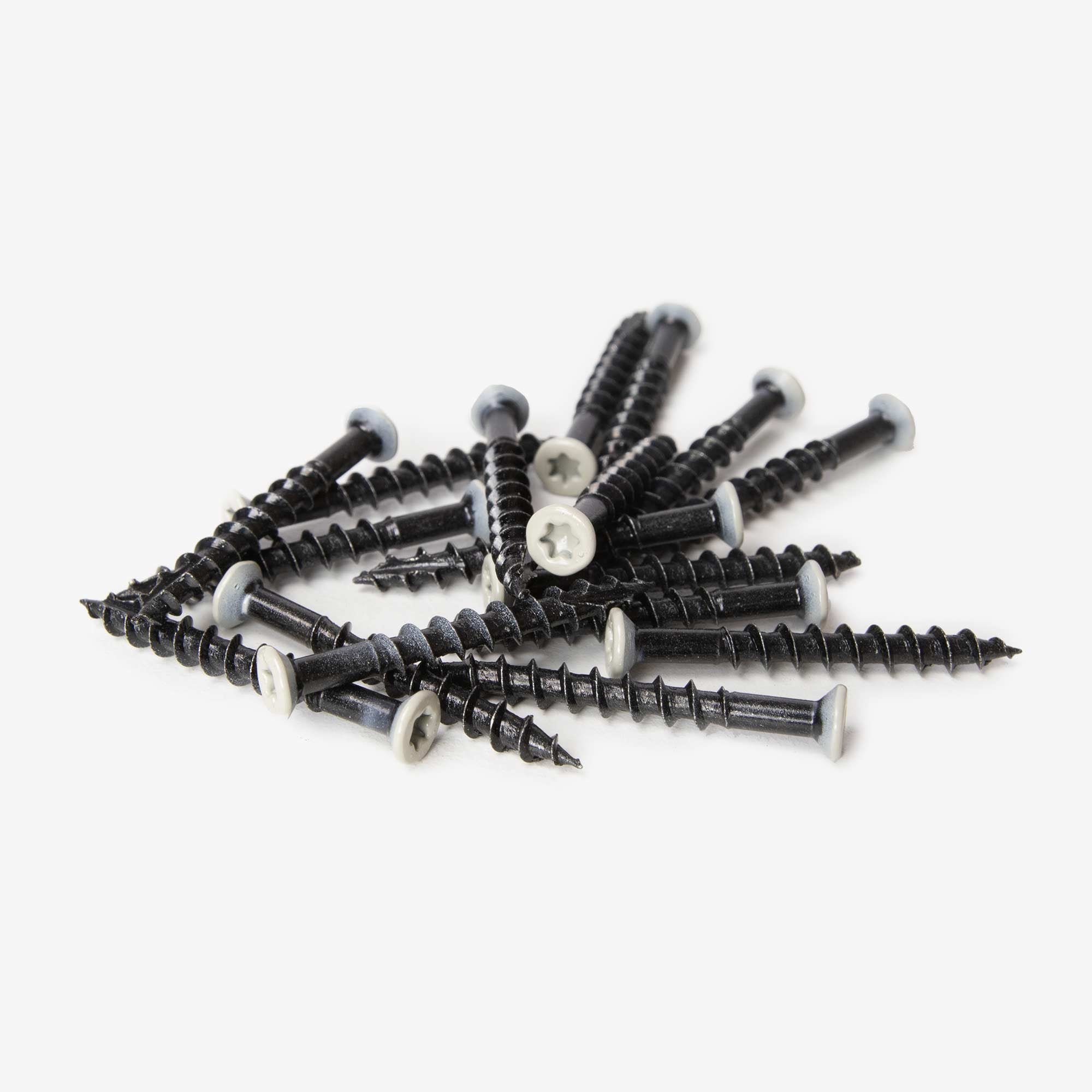 Coloured Screws - 100 Pack / Silver Birch/Marble