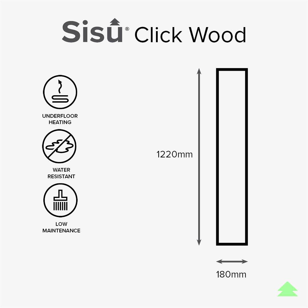 Smoked Oak Click LVT - 180mm X 1220mm (10 Pack)