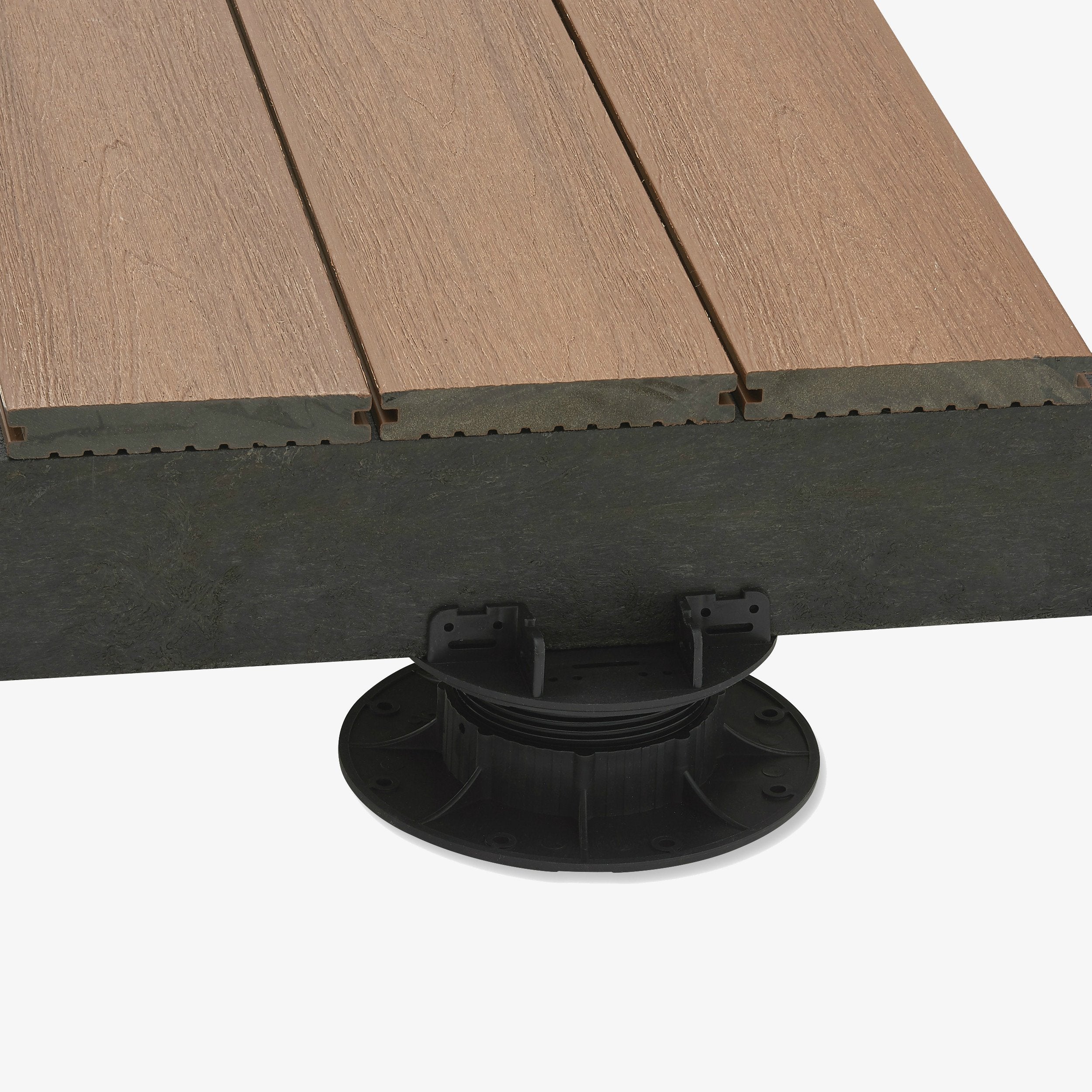 Adjustable decking joist support riser - MESA Pedestals