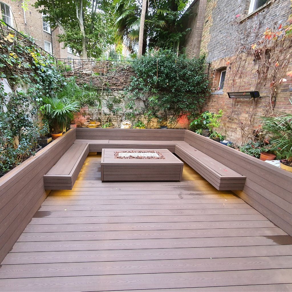 HYPERION 4m Composite Decking , Walnut , Explorer