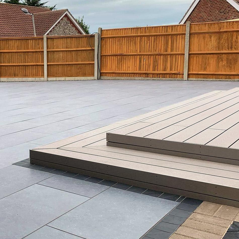 Composite Deck Fascia Board - Stone | HYPERION Decking