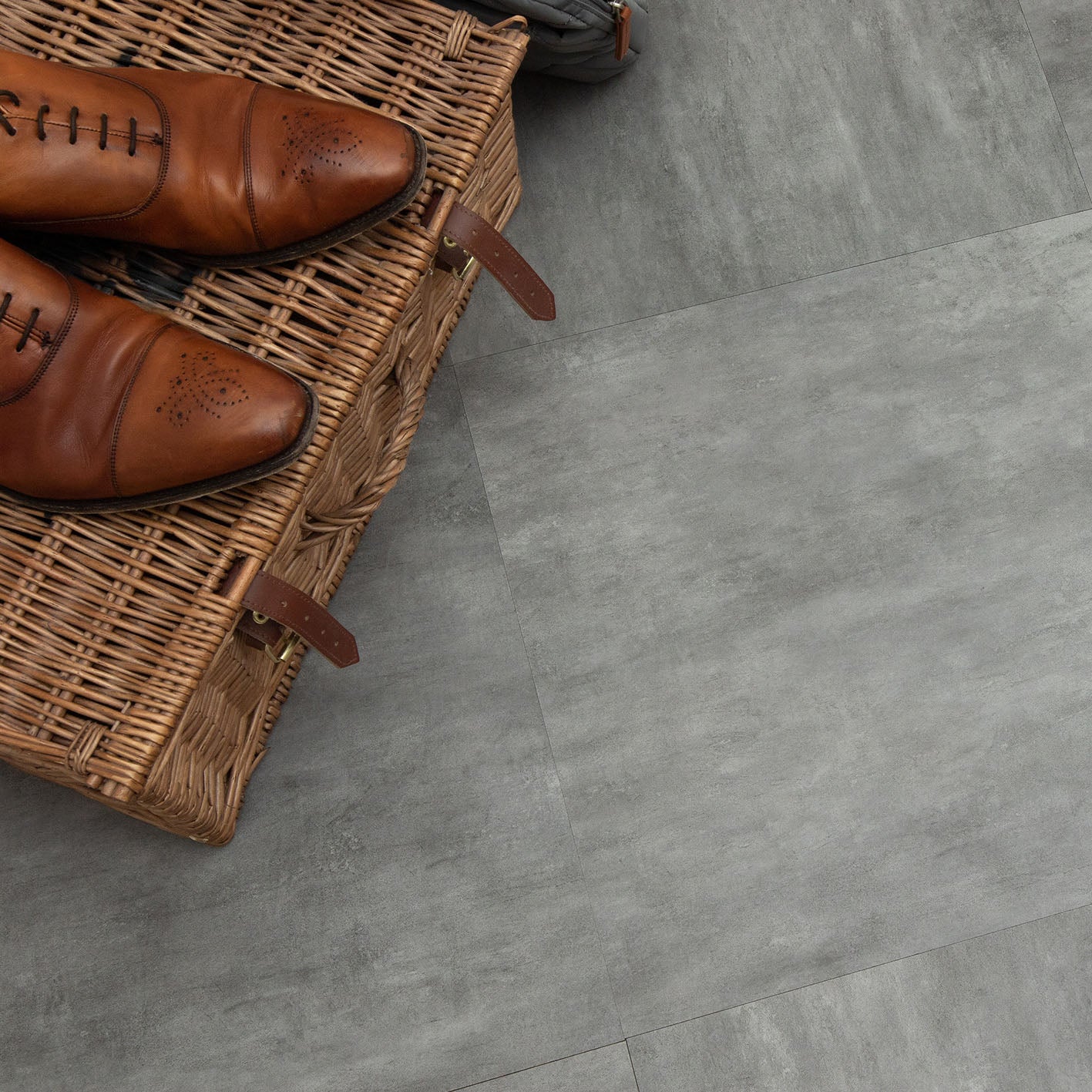 Grey Limestone Dryback LVT - 457mm X 457mm (20 Pack)