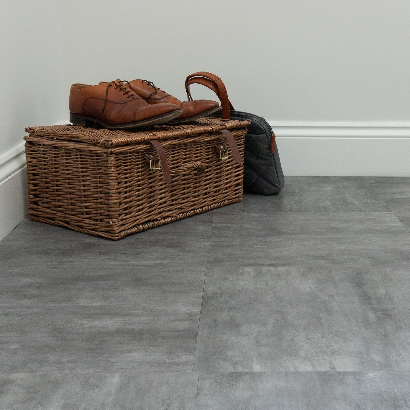 Grey Limestone Dryback LVT - 457mm X 457mm (20 Pack)