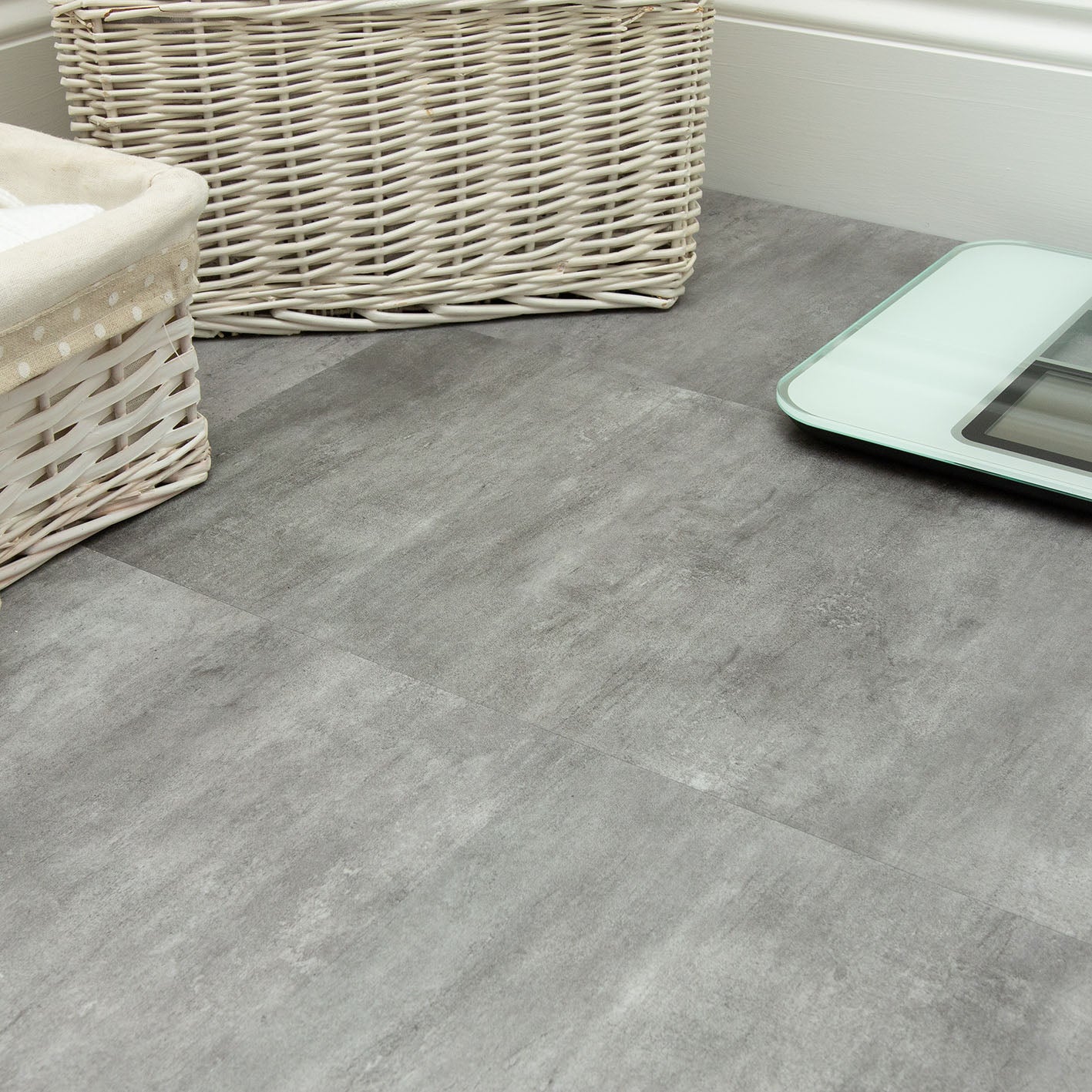 Grey Limestone Click LVT - 305mm X 610mm (10 Pack)