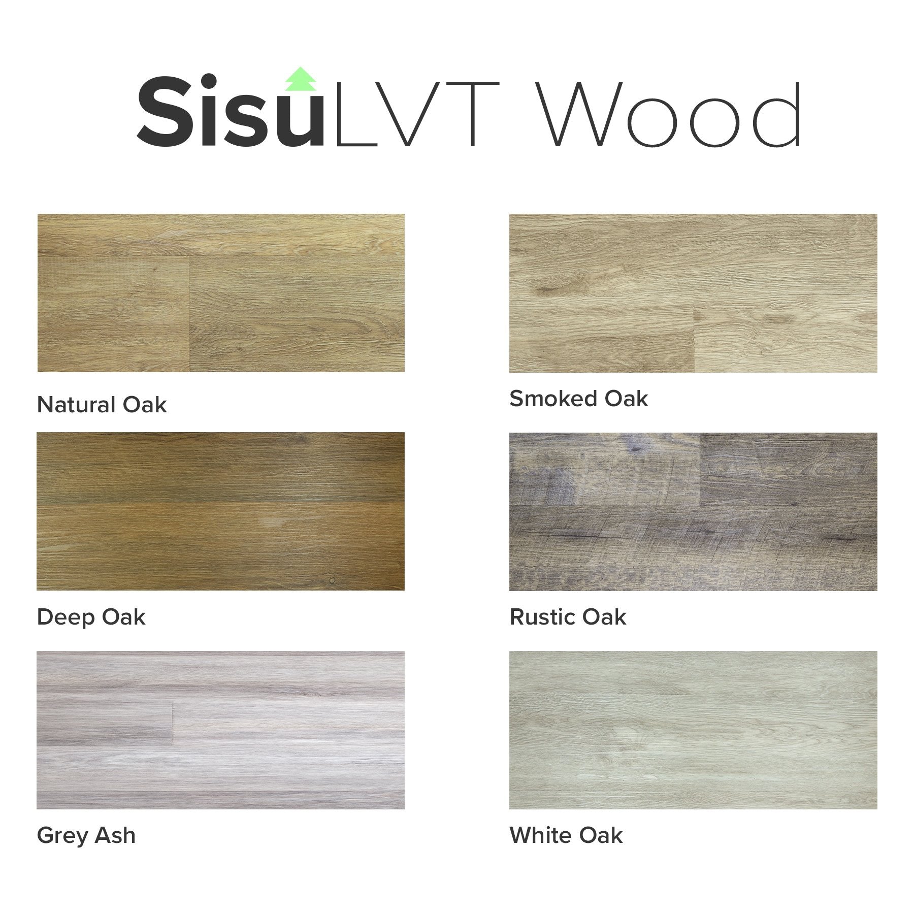 Sisu Vinyl , Sample Pack - Deep Oak Click Brown