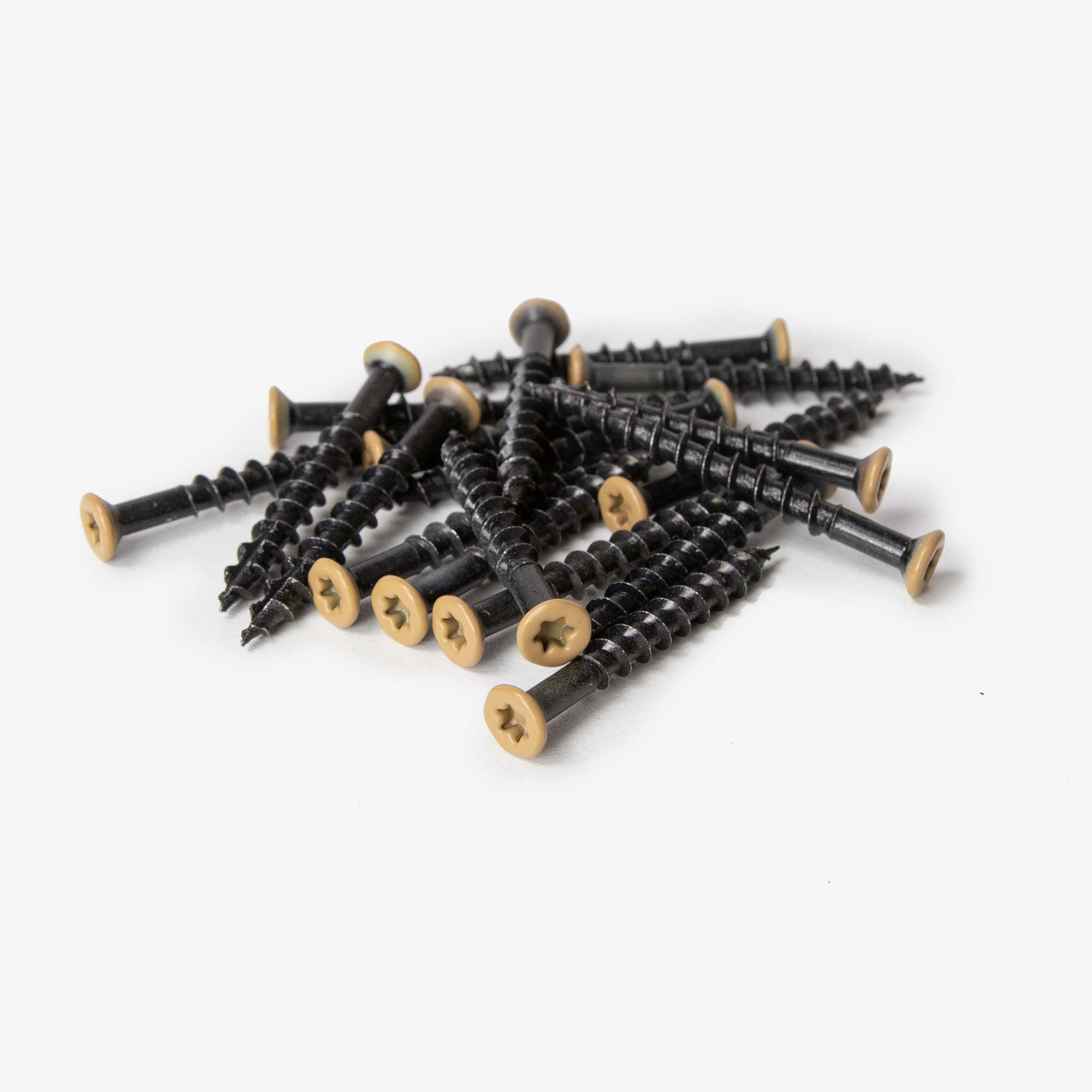 100 Countersunk Stainless Steel Coloured Screws , HYPERION 100 Pack / Granite