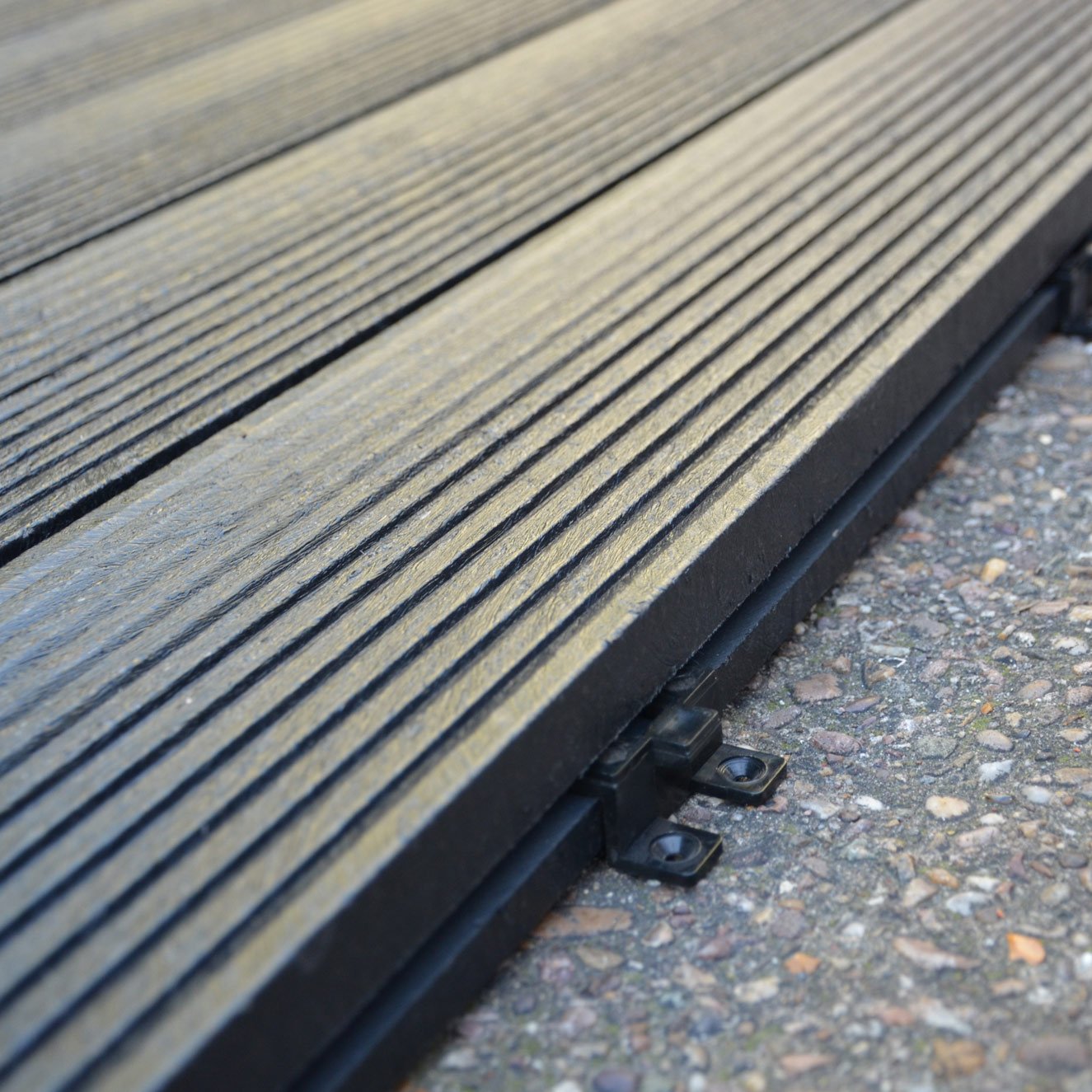 Plastic Decking , Black - 3.15m / Black