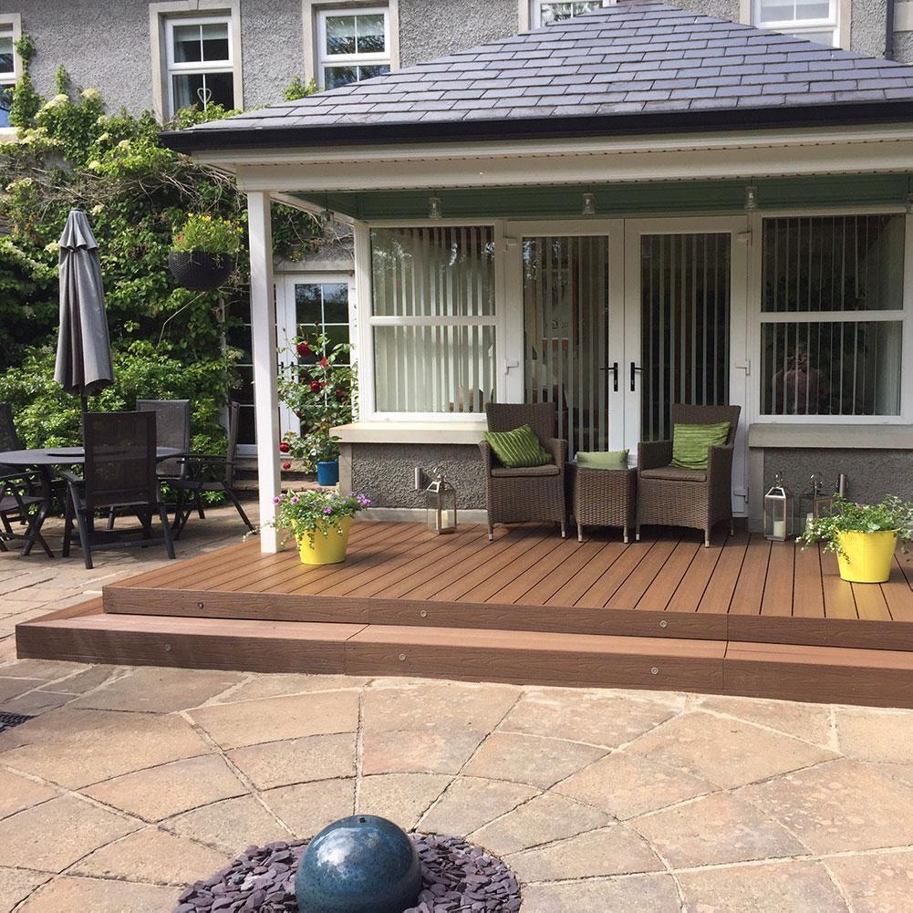 Composite Deck Fascia - Iroko | HYPERION Decking