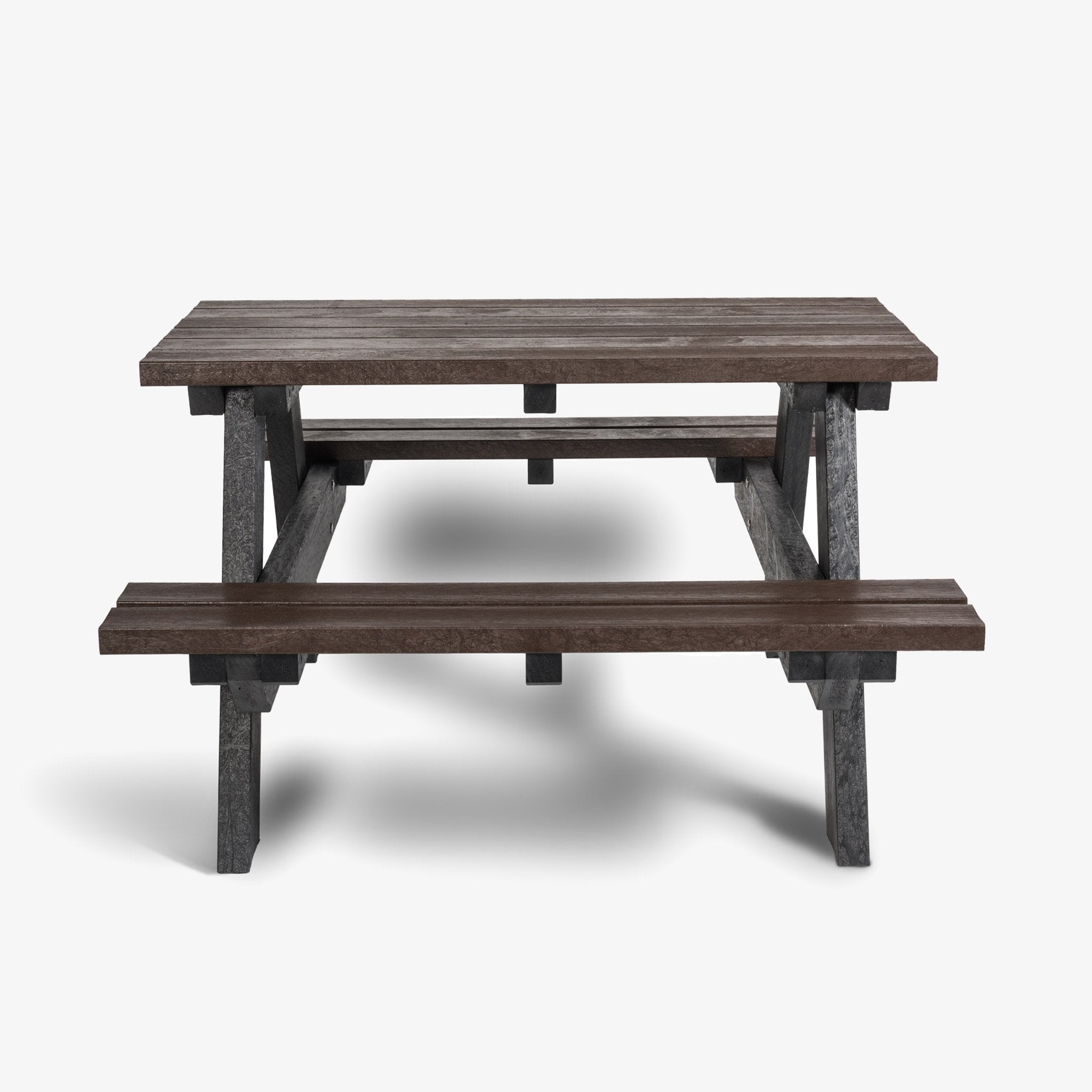 Brown Recycled Plastic Picnic Table , Manticore Lumber