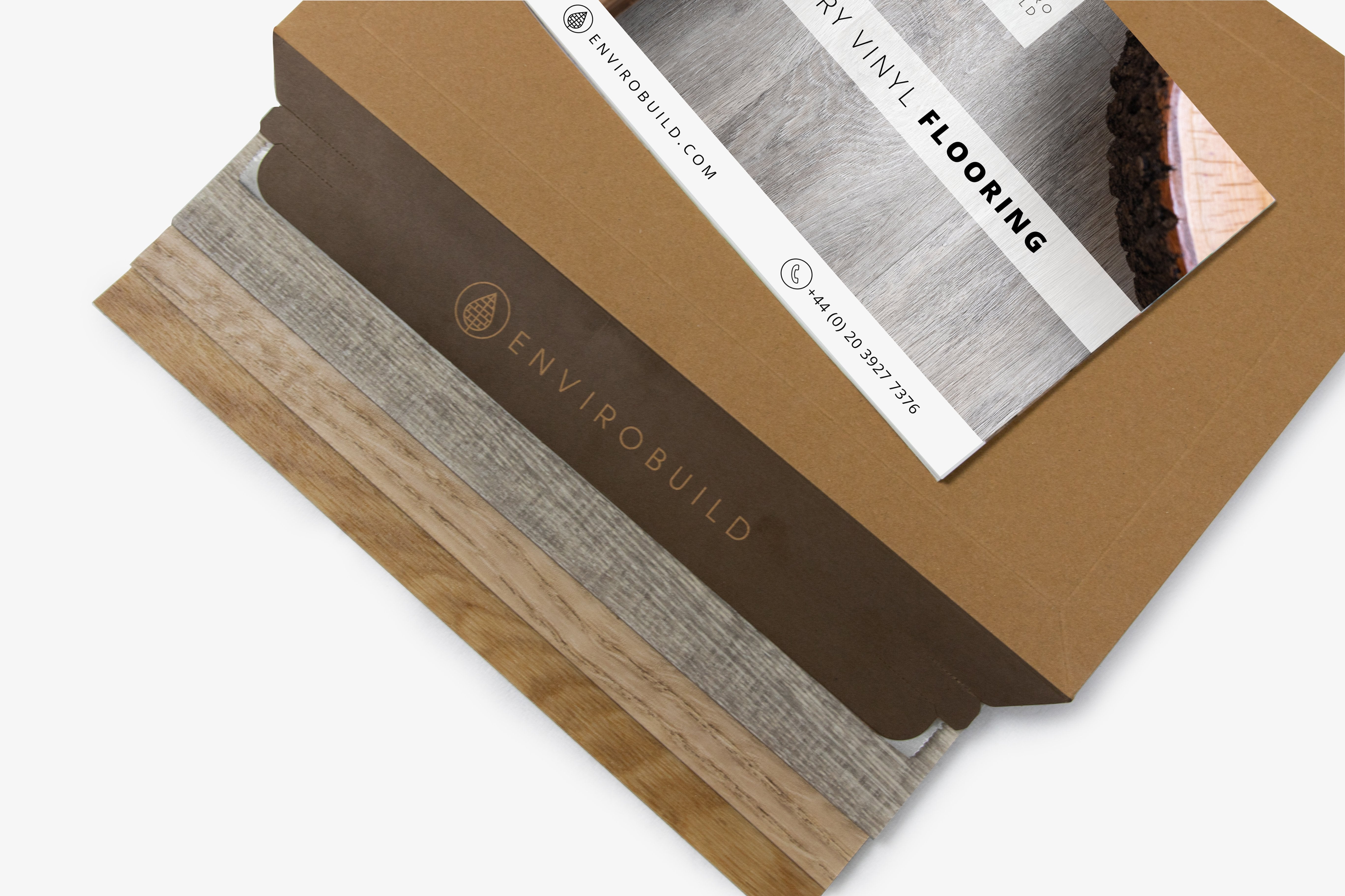 Sisu Vinyl , Sample Pack - Deep Oak Click Brown