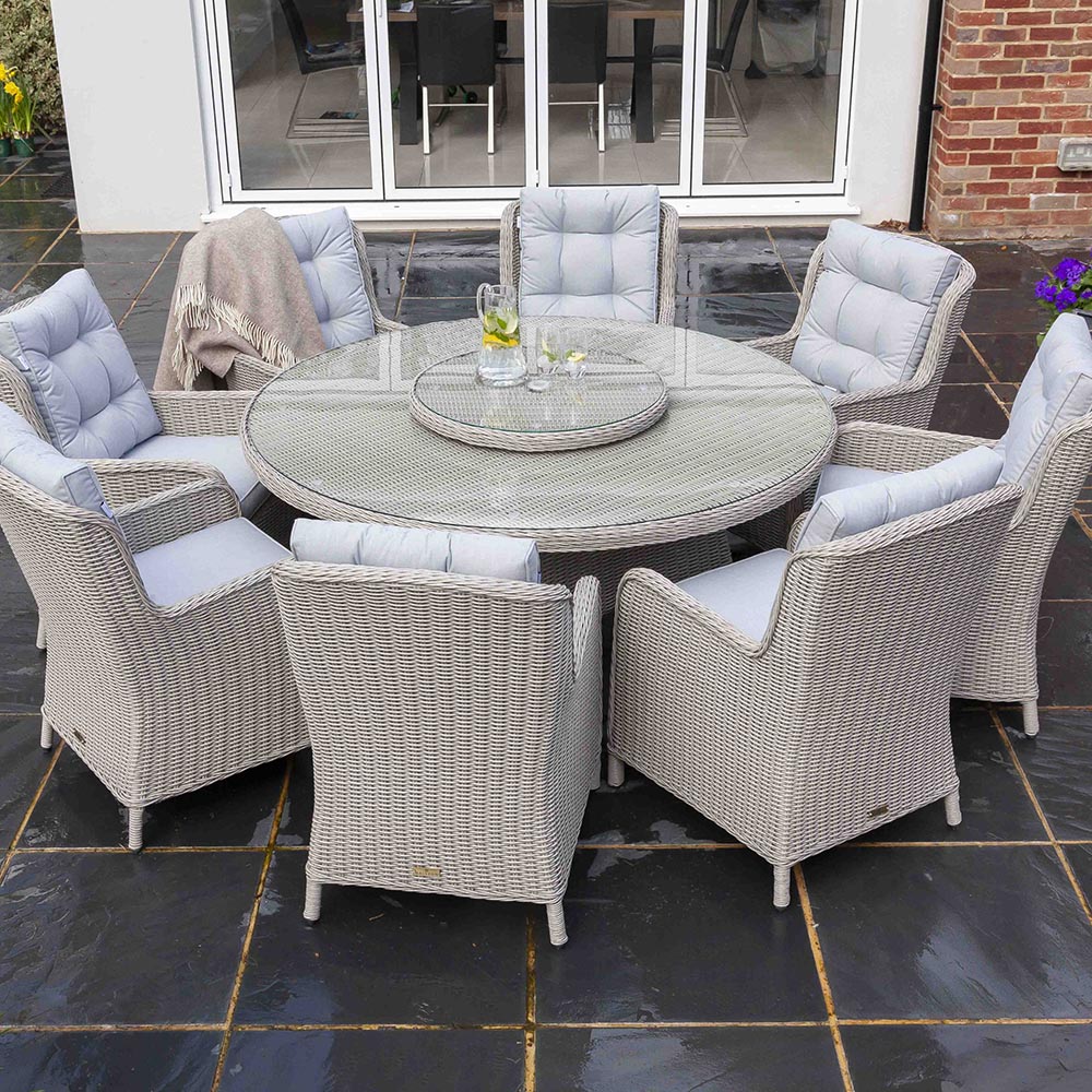 Astor 8 Seat Round Dining Set