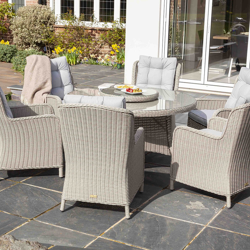 Astor 6 Seat Round Dining Set