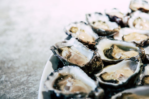 Eyes on the Prize: Dietary Choices to Support Your Vision - oysters on a plate