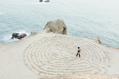 A labryrinth is great for walking meditation