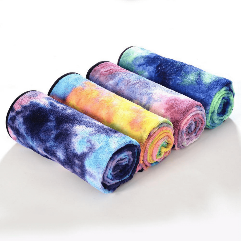 Schijn Rechtzetten daarna Tie Dye Yoga Mat Towel with Slip-Resistant Grip Dots | FitnessGearUSA.Com