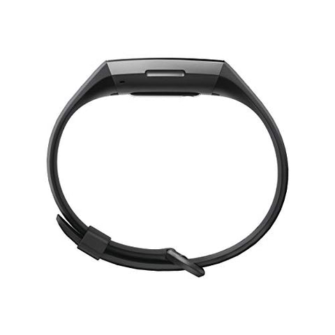 Fitbit Charge 3 Fitness Activity Tracker, Graphite/Black, Size (S and L Bands Included) |