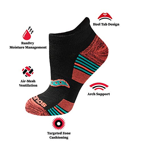 saucony heel tab socks