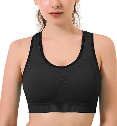 3 Pack Sports Bras for Women High Impact Padded Workout Yoga Bra Fitness  Activewear | FitnessGearUSA.Com