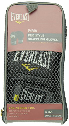 Pro Style MMA Grappling Gloves, Large/Xtra Large, (Black) | FitnessGearUSA.Com