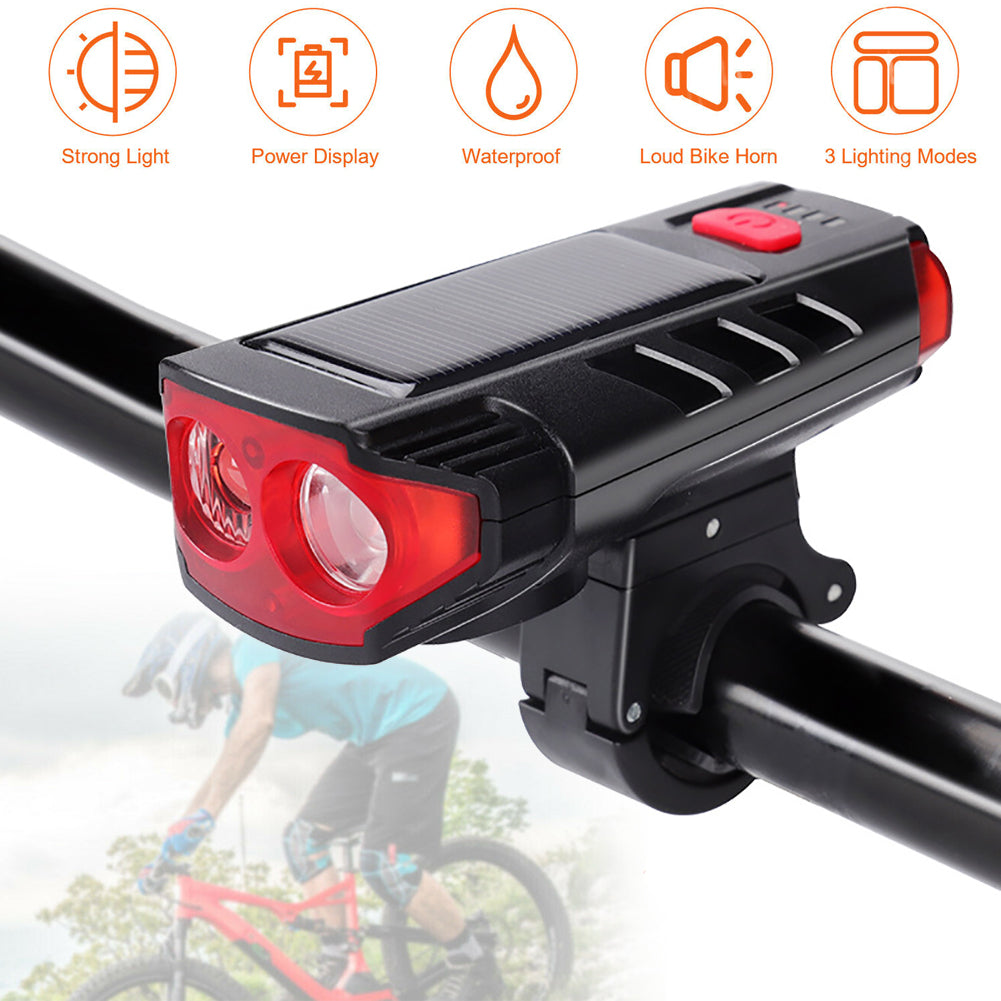 USB LED Bicycle Headlight Bike Front Cycling | FitnessGearUSA.Com
