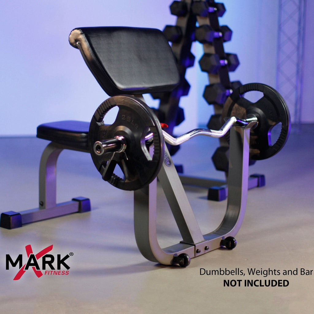 Buy Xmark Seated Preacher Curl Weight Bench Xm 4436 At