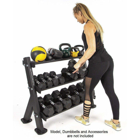 Image of BodyCraft F530 3-Tier Dumbbell / Accessory Rack - FitnessGearUSA.Com