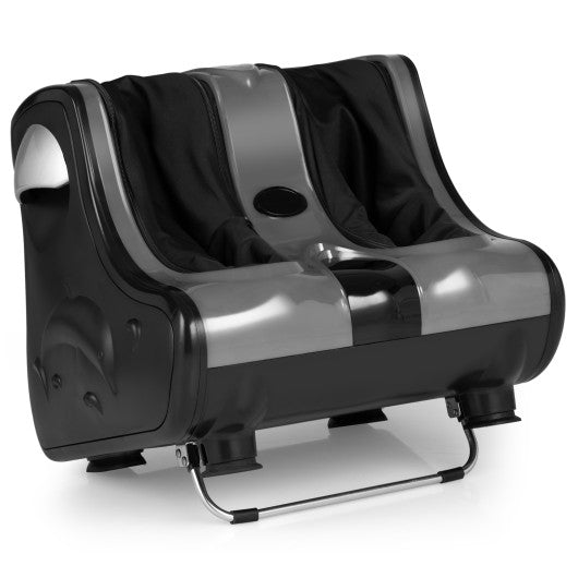 Foot and Calf Massager Shiatsu Foot Massager Machine with Tilt Base-Gray - Image 6