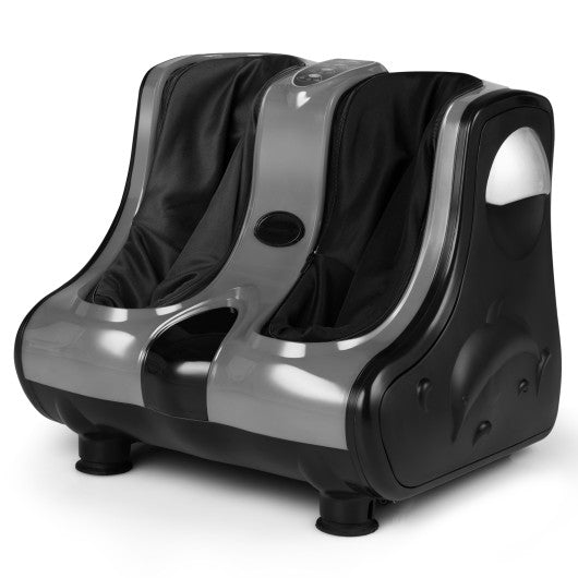 Foot and Calf Massager Shiatsu Foot Massager Machine with Tilt Base-Gray - Image 7