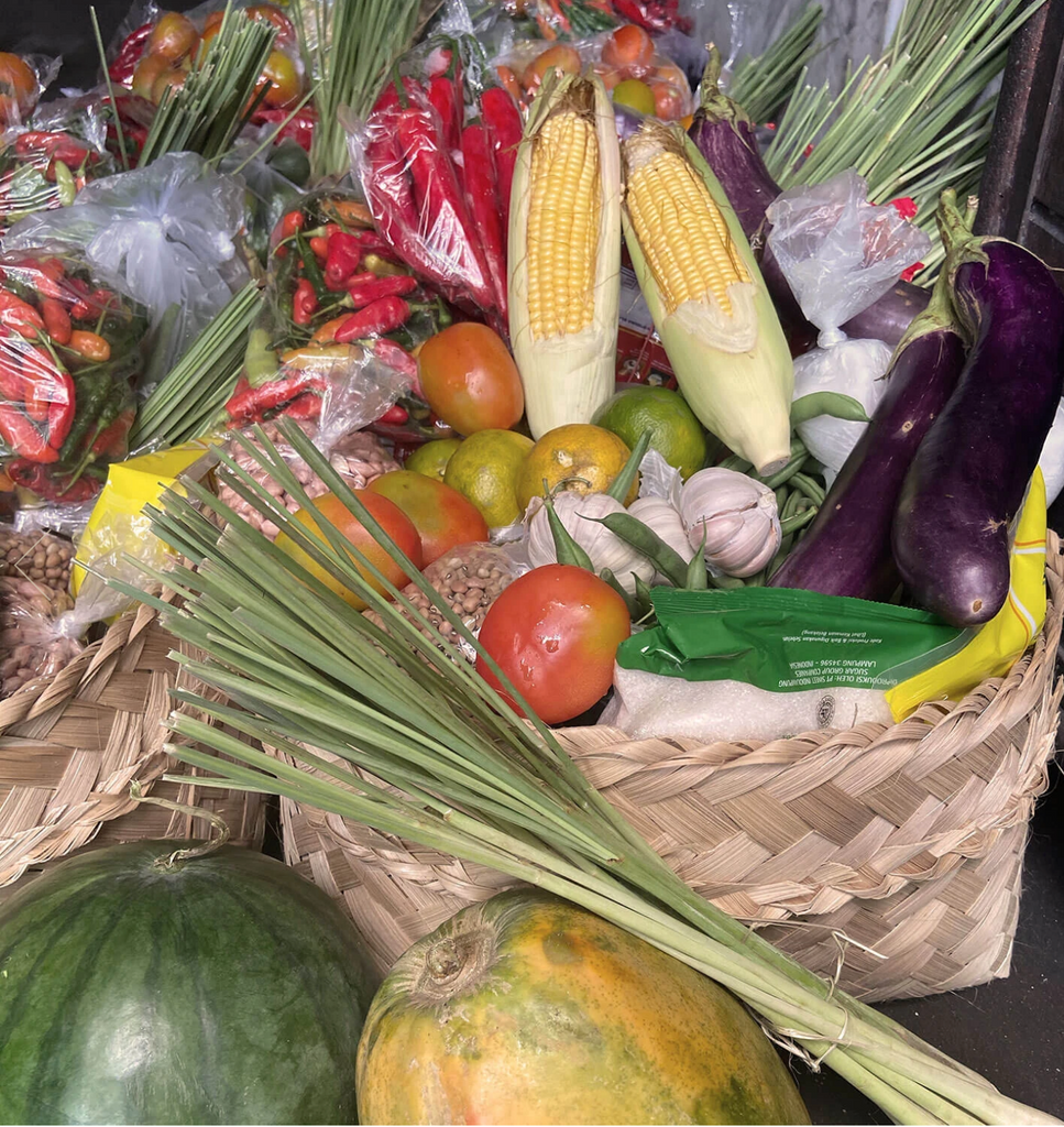 Adopt a balinese family food basket